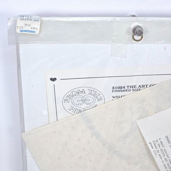 Vintage Dimensions Crewel Kit The Art of Sharing Birds Floral 51024 Sealed 1988 - Picture 7 of 11